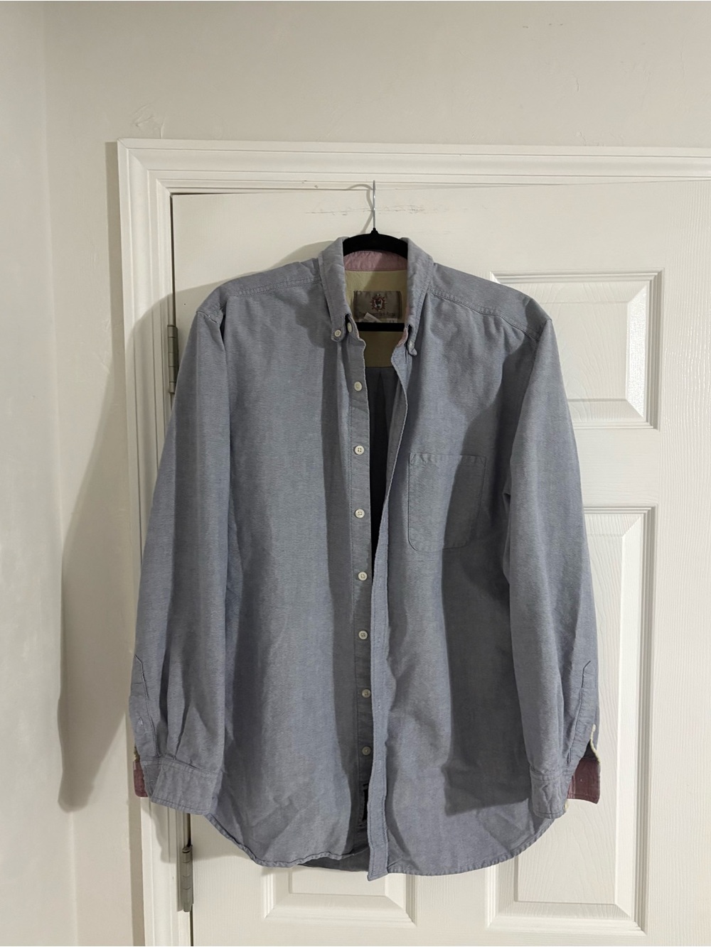 Men's Light Blue Oxford Button-Down Shirt